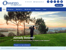 Tablet Screenshot of oswegowealth.com